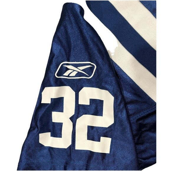 VTG Indianapolis Colts Edgerrin James #32 Jersey Large Reebok NFL Equipment Blue - Picture 4 of 5
